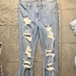 Hollister distressed Light Blue Women's Jeans